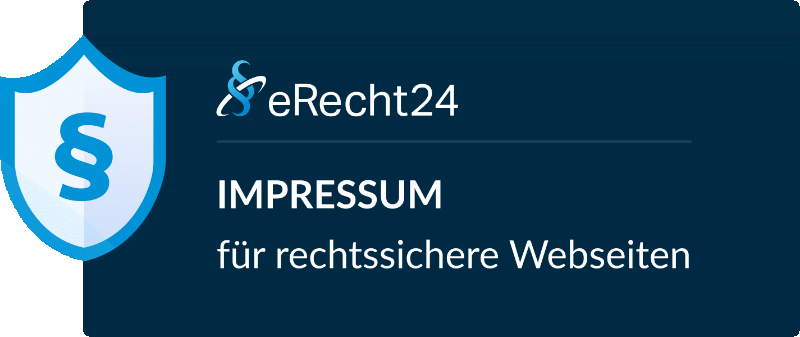 Siegel eRecht 24  für Impressum impressum-siegel-dark-horizontal-large